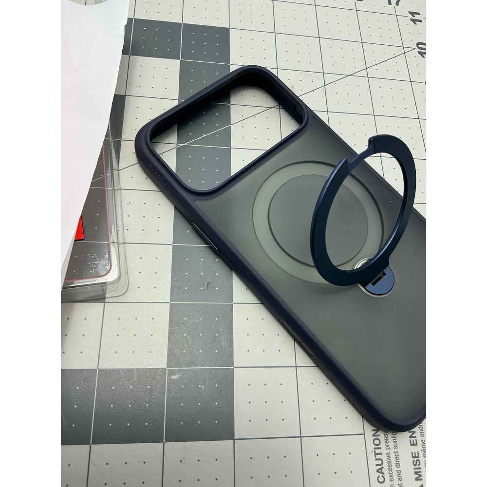 TORRAS iPhone 17Pro Max Stand Case Matte Finish Magnetic Ring Holder